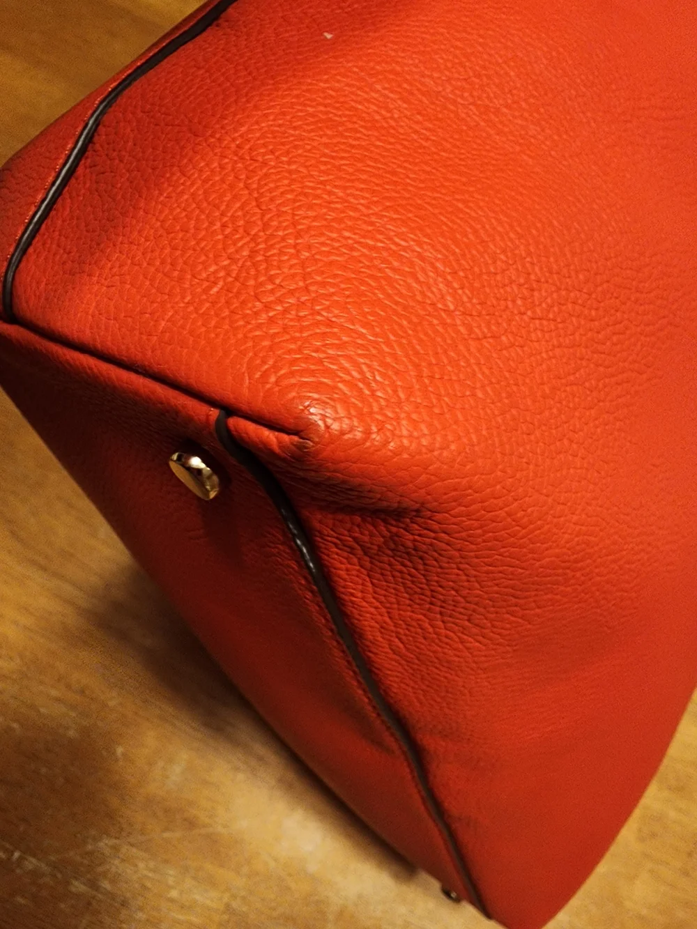 This Kate Spade Larchmont Avenue Logo Penny Tote in chili red